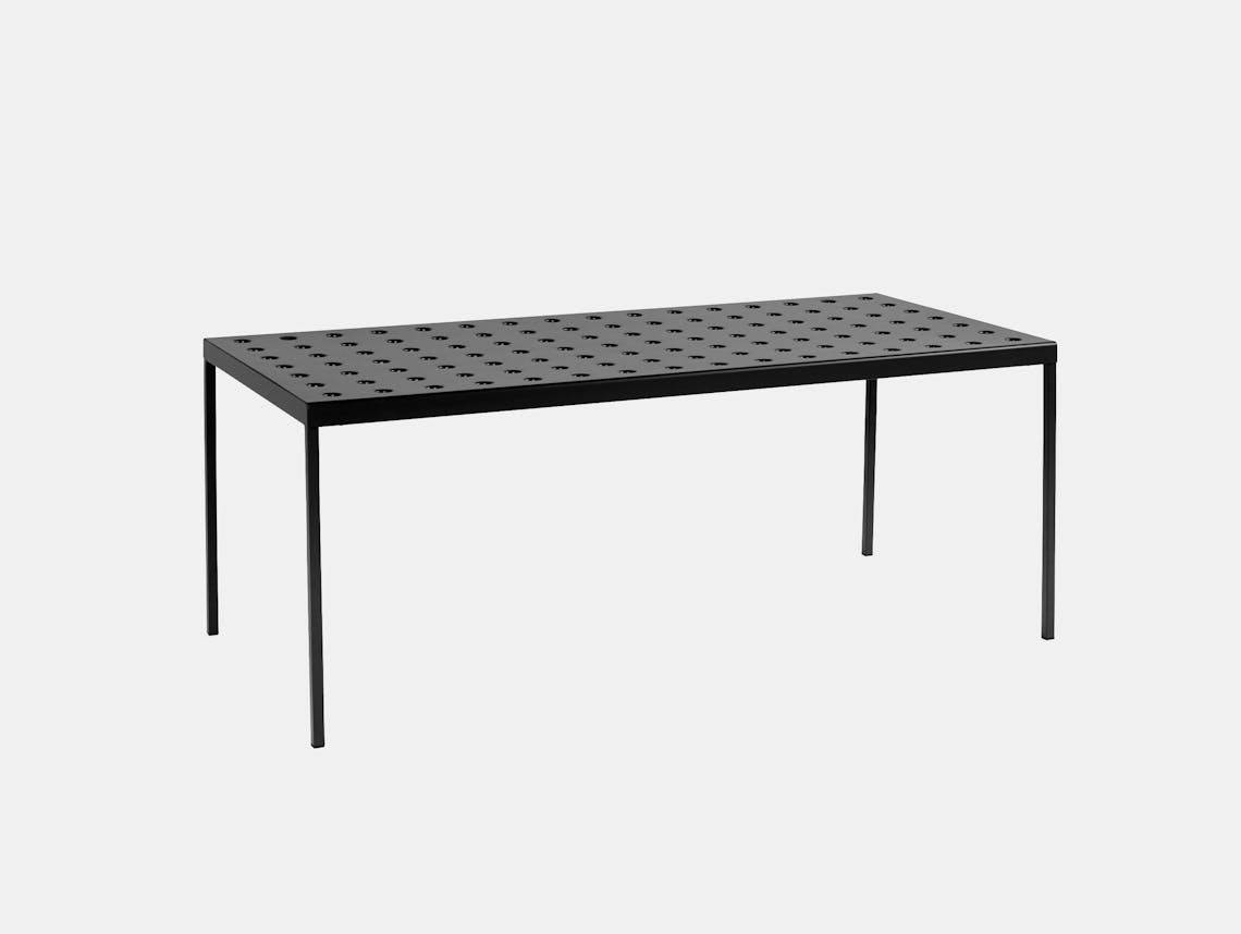 Hay bouroullec balcony table anthracite 190
