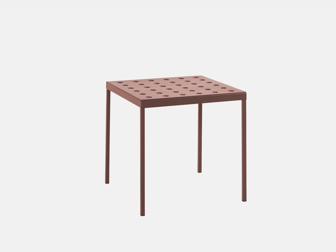 Hay bouroullec balcony table iron red 75