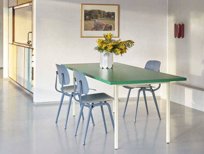 Hay muller van severen two colour table green lifestyle