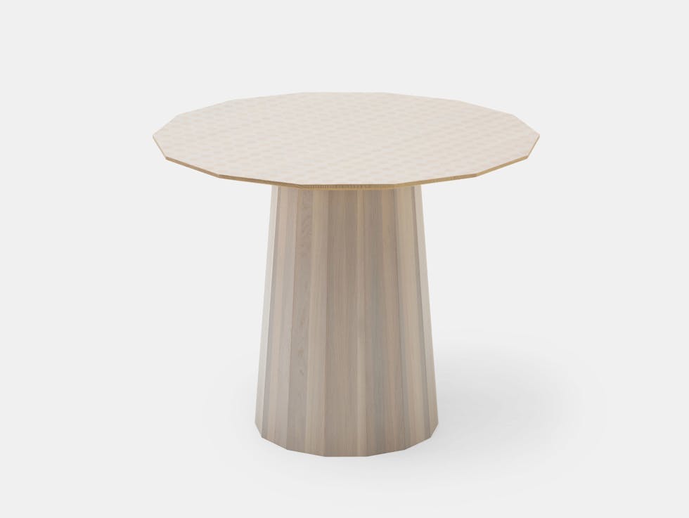 Colour Wood Dining Table Small image