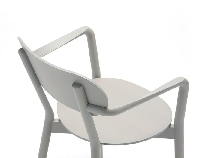 Karimoku Castor Low Chair Grey Detail Big Game