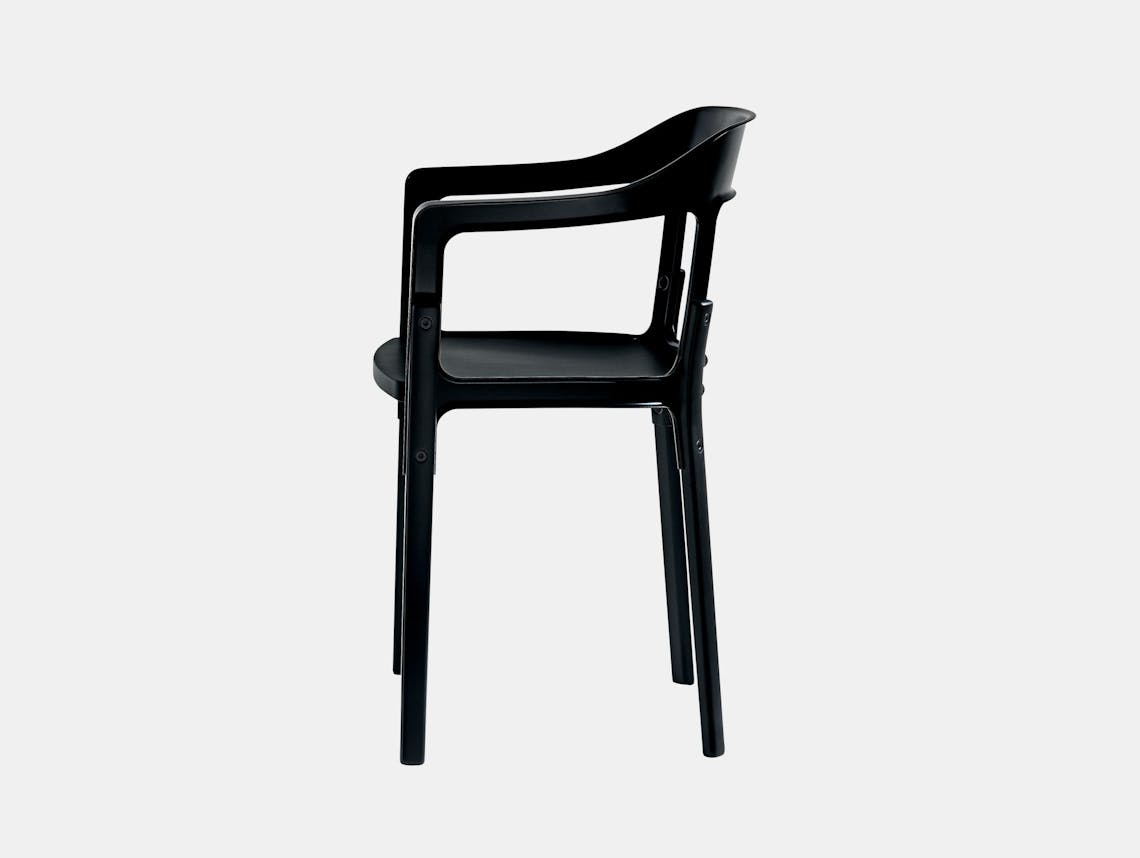 Magis Steelwood Chair Black Ronan And Erwan Bouroullec