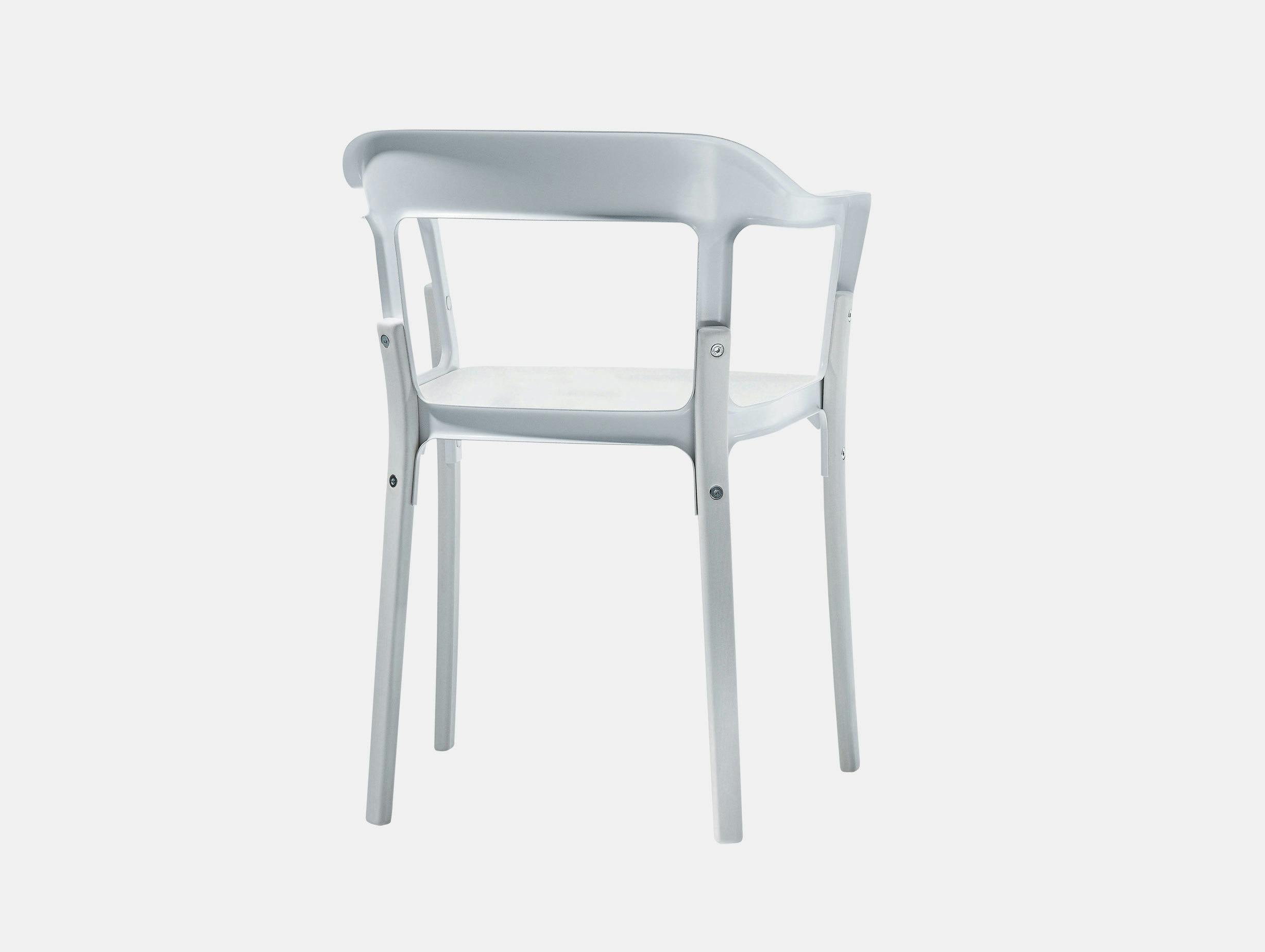 Magis Steelwood Chair White Ronan And Erwan Bouroullec
