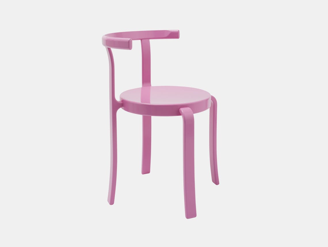 Magnus olesen rud thygesen johnny sorensen 8000 series chair retro pink