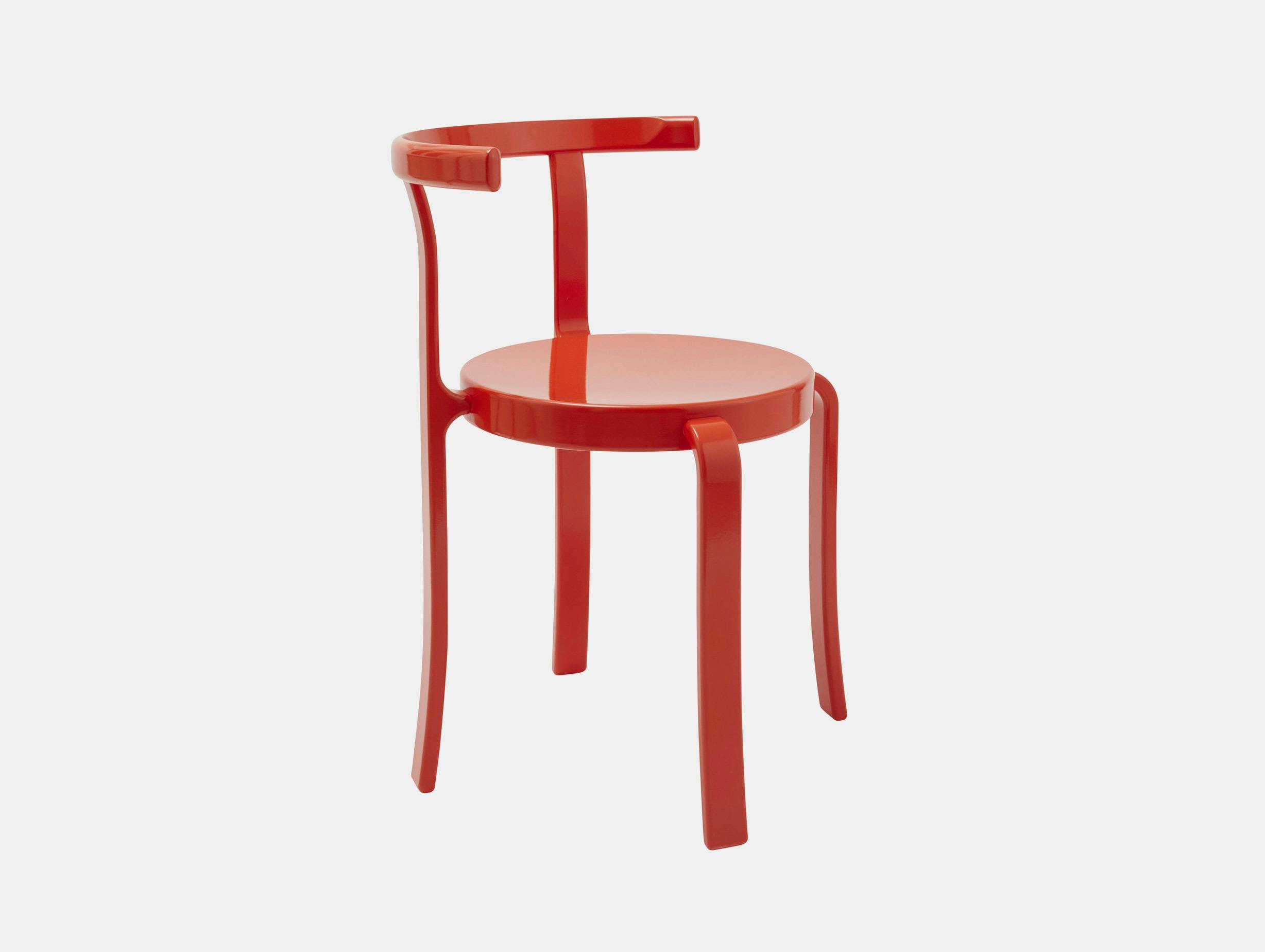 Magnus olesen rud thygesen johnny sorensen 8000 series chair retro red