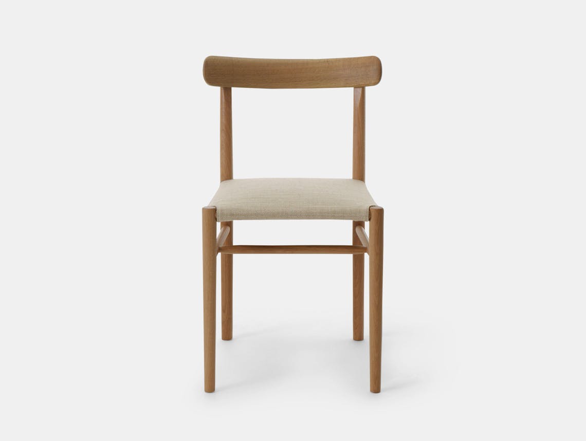 Maruni Lightwood Chair Oak Fabric Seat 01 Jasper Morrison