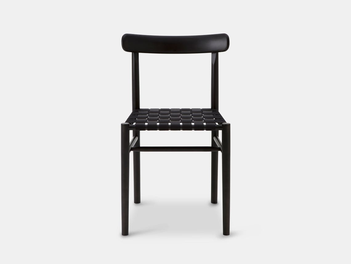 Maruni Lightwood Chair Black Maple Black Webbing Jasper Morrison