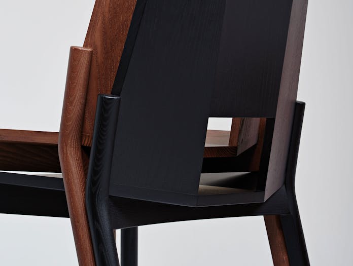 Mattiazzi Tronco Chair Stack Detail Industrial Facility