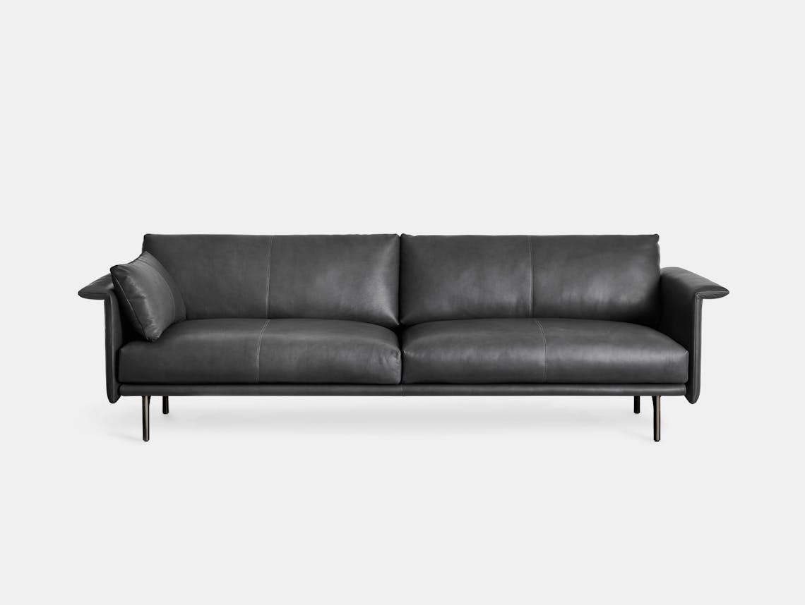 Montis otis sofa two seat black leather