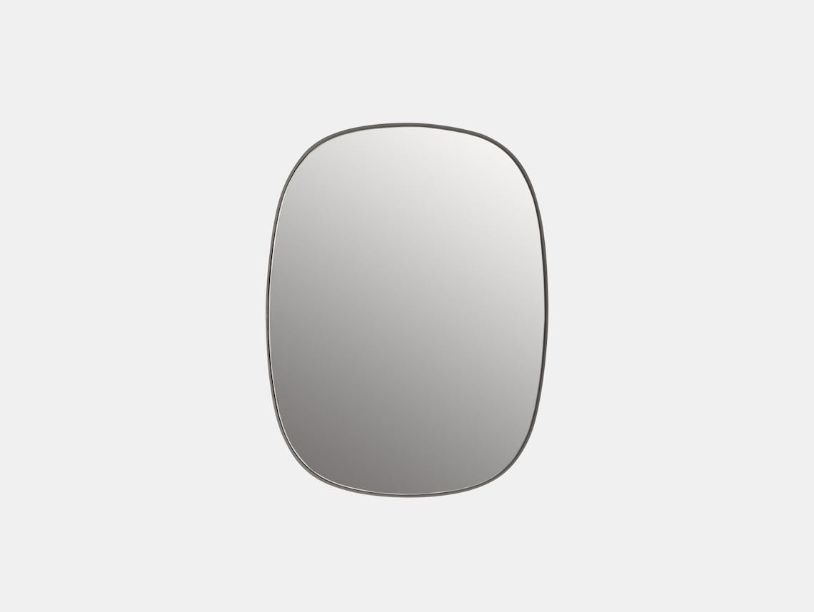 Muuto Framed Mirror Small Grey Anderssen Voll