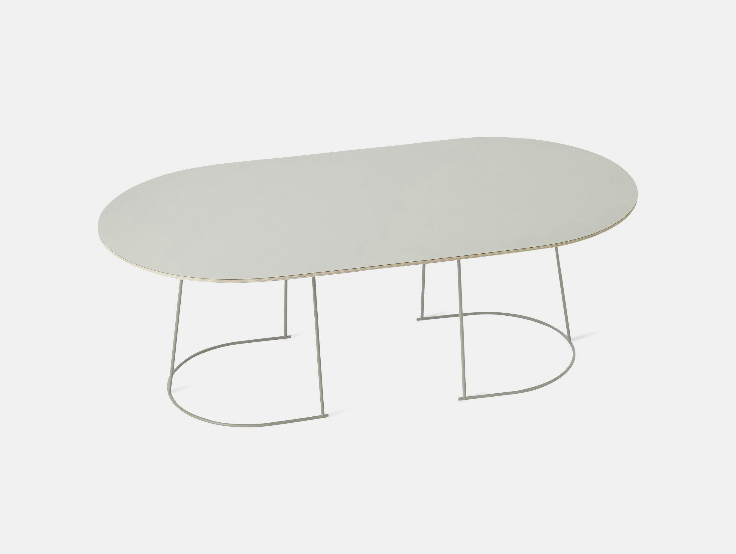 Muuto Airy Coffee Table Large Grey Cecilie Manz