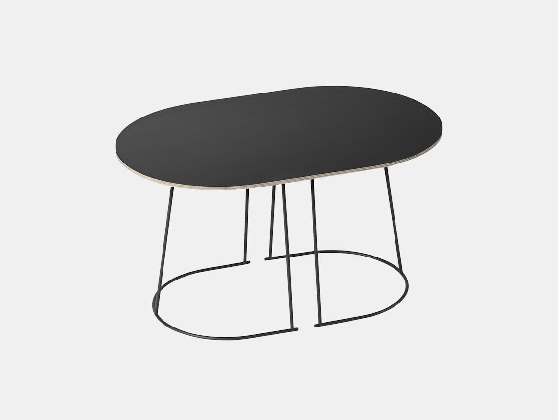 Muuto Airy Coffee Table Small Black Cecilie Manz