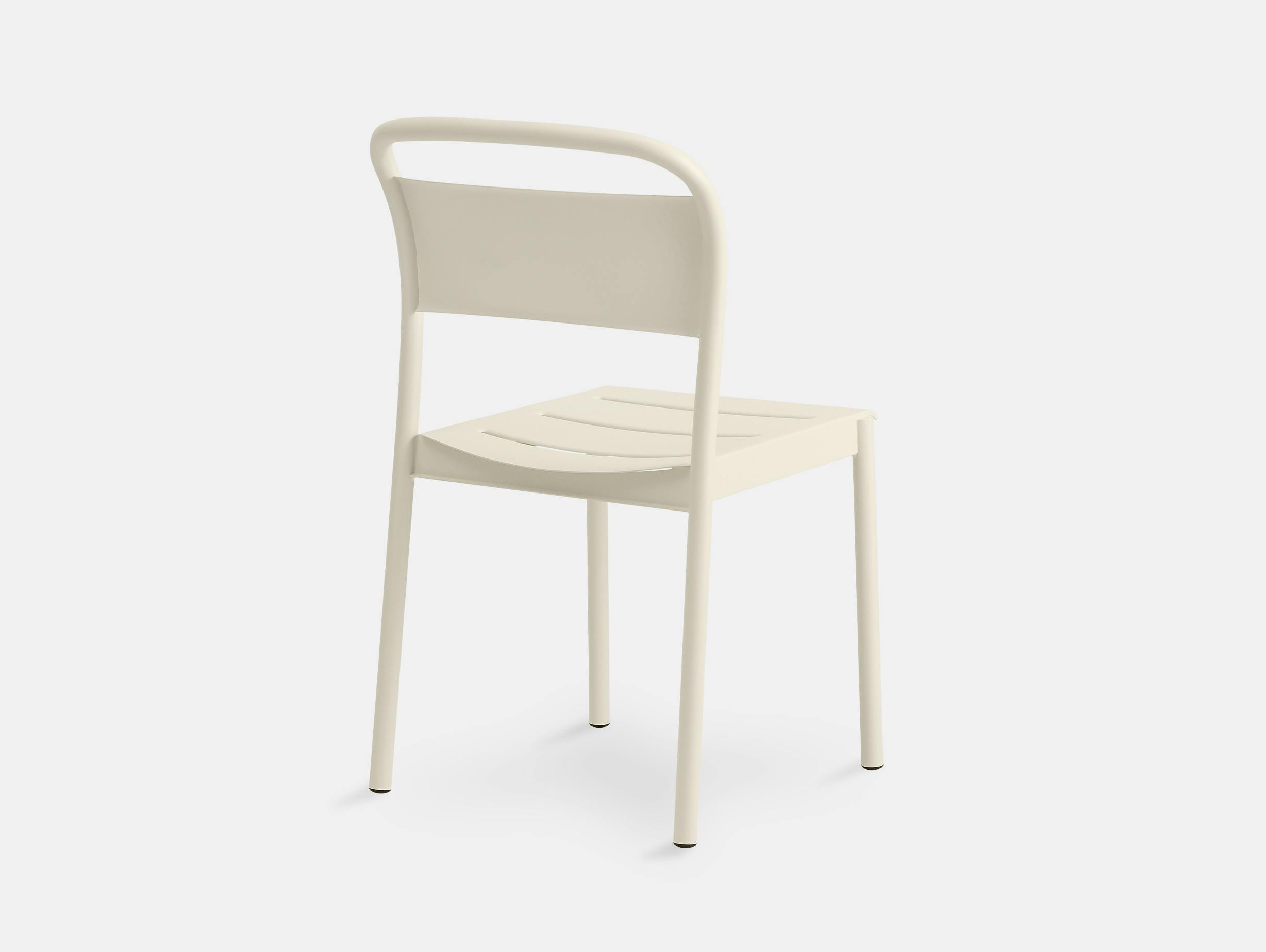 Muuto linear side chair off white back
