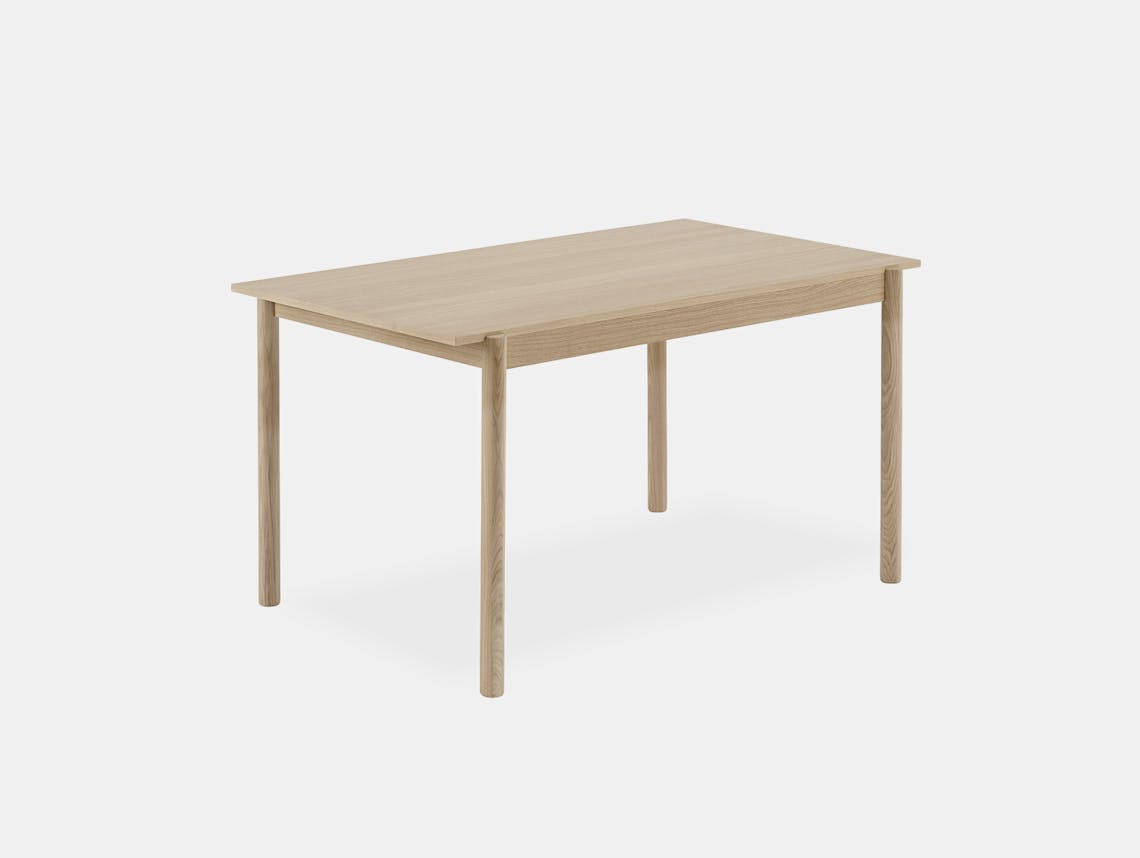 Muuto linear wood table 140cm small