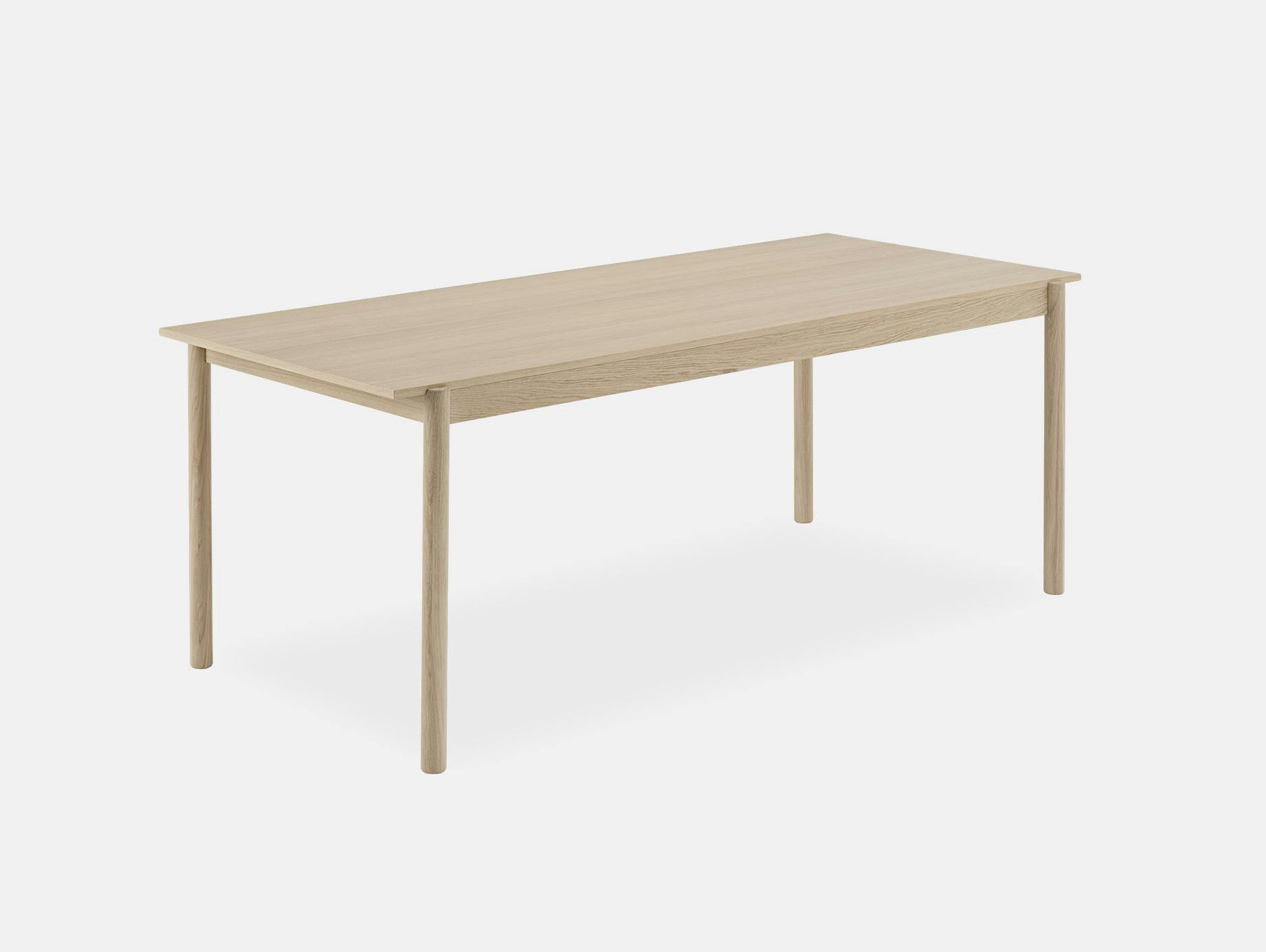 Muuto linear wood table 200cm medium