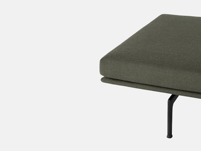 Muuto outline daybed fiord 961 blk cls