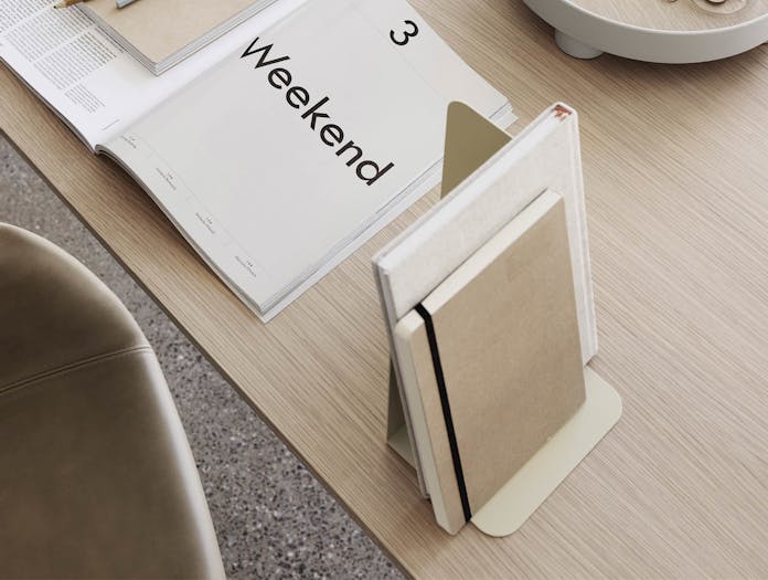 Muuto compile book end green beige