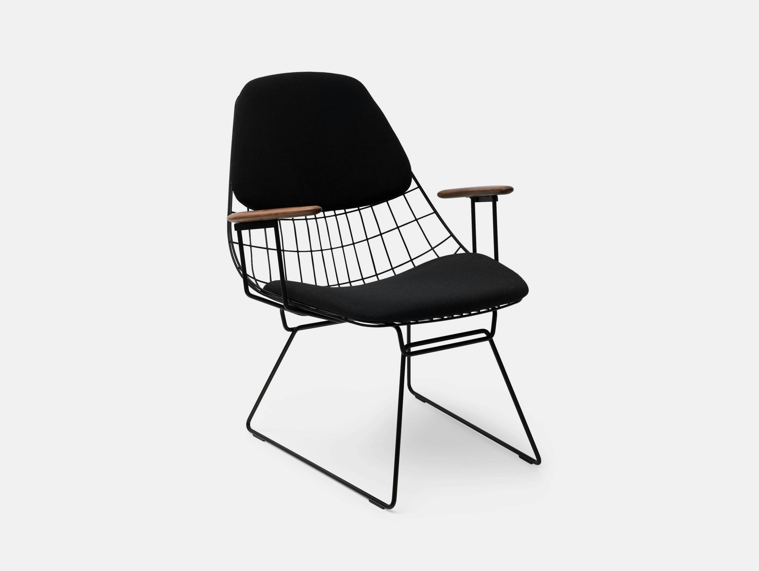 Pastoe Fm06 Wire Lounge Chair Black Cees Braakman