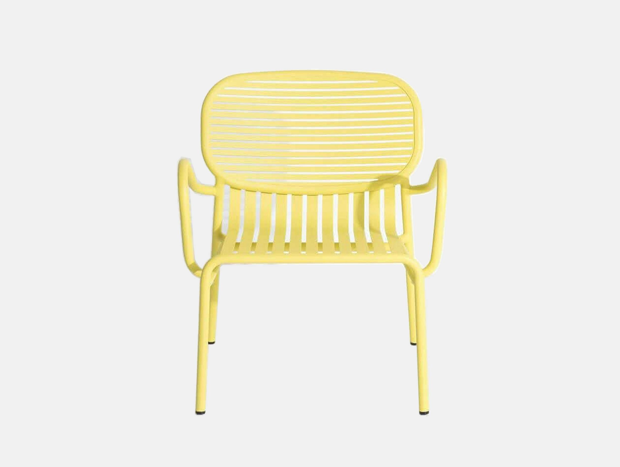 Petite friture weekend lounge chair yellow