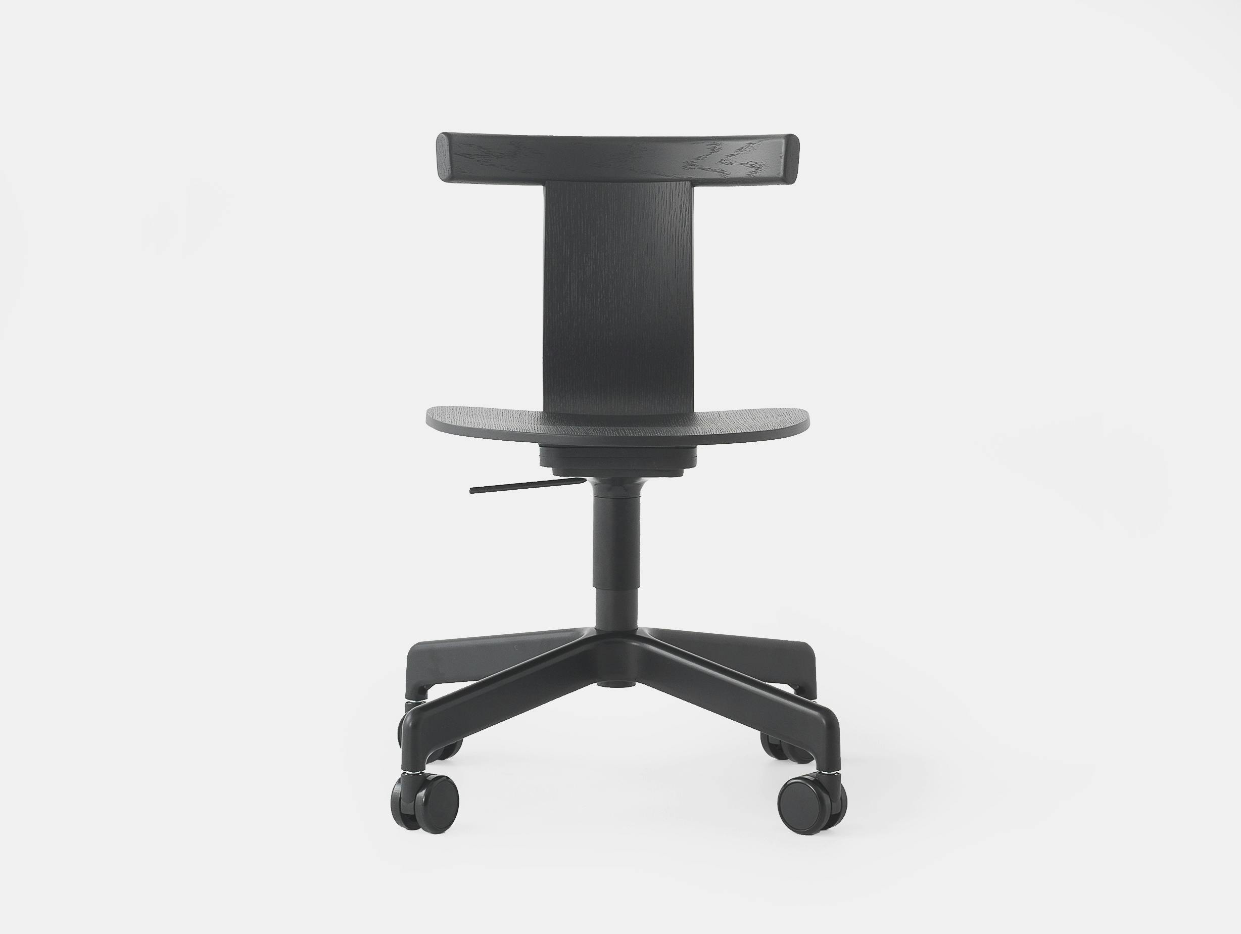 Resident Jiro Office Chair Black Oak