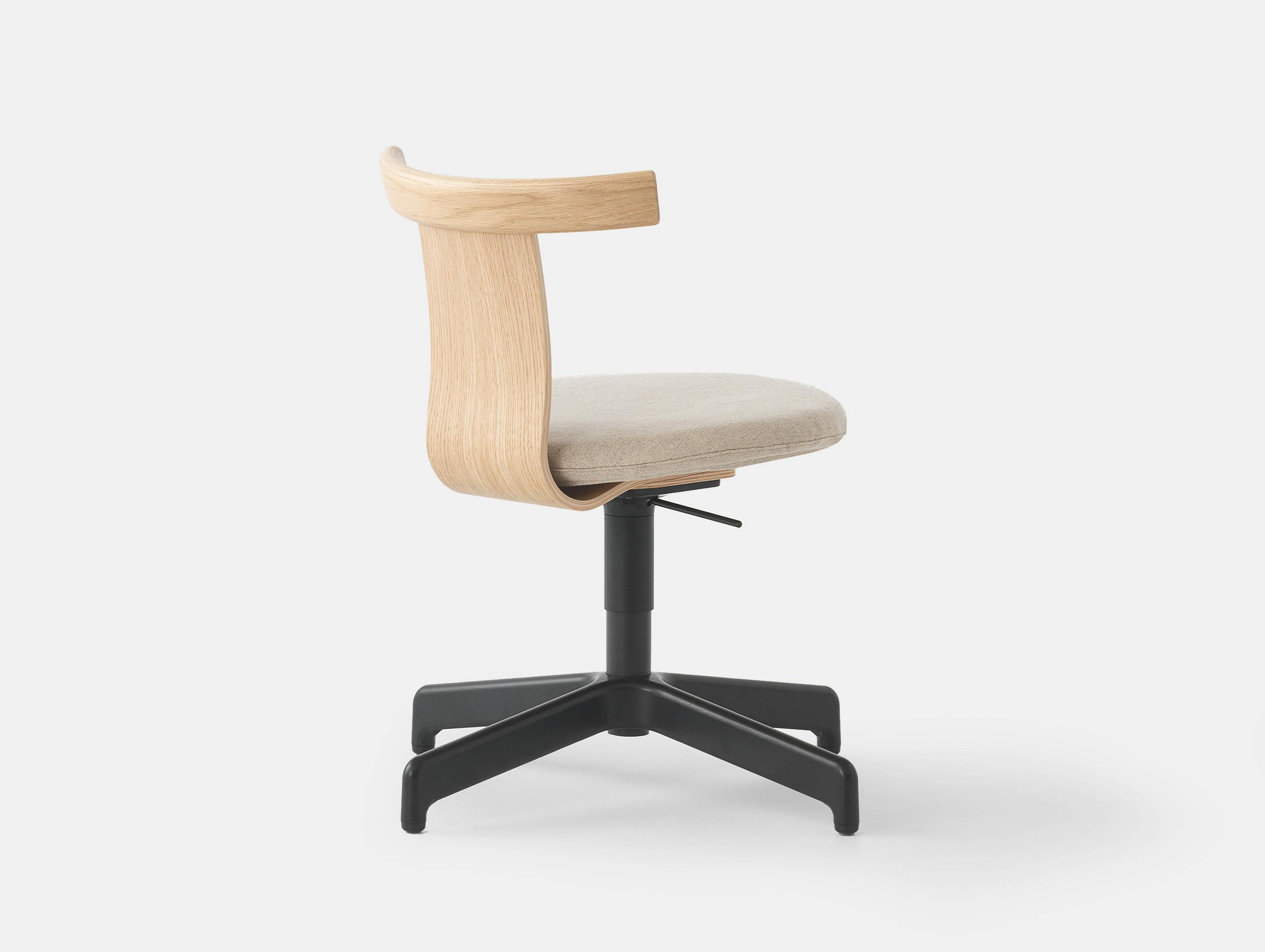 Resident jiro chair lifestyle oak fabric