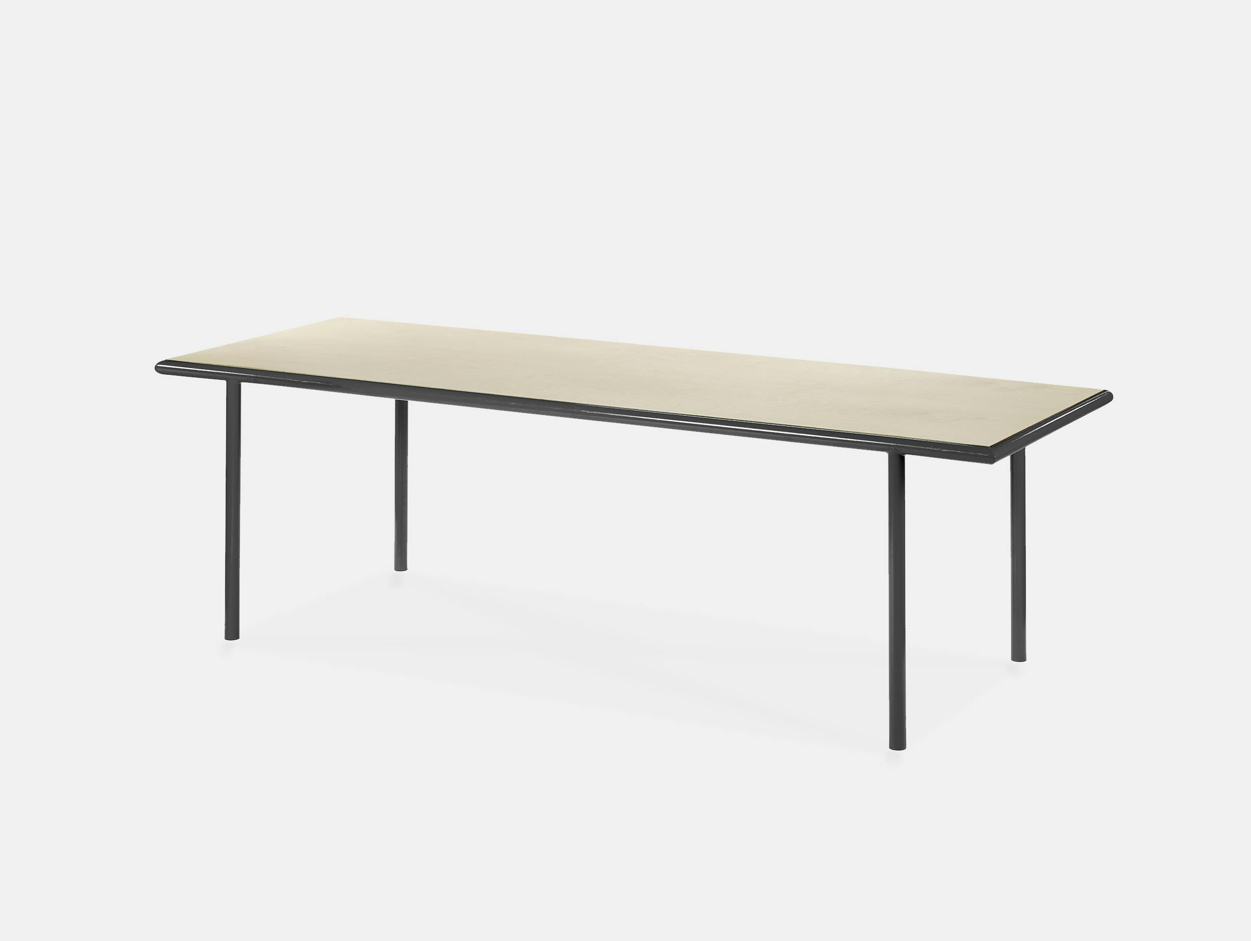 Muller van severen wooden table rectangular black birch