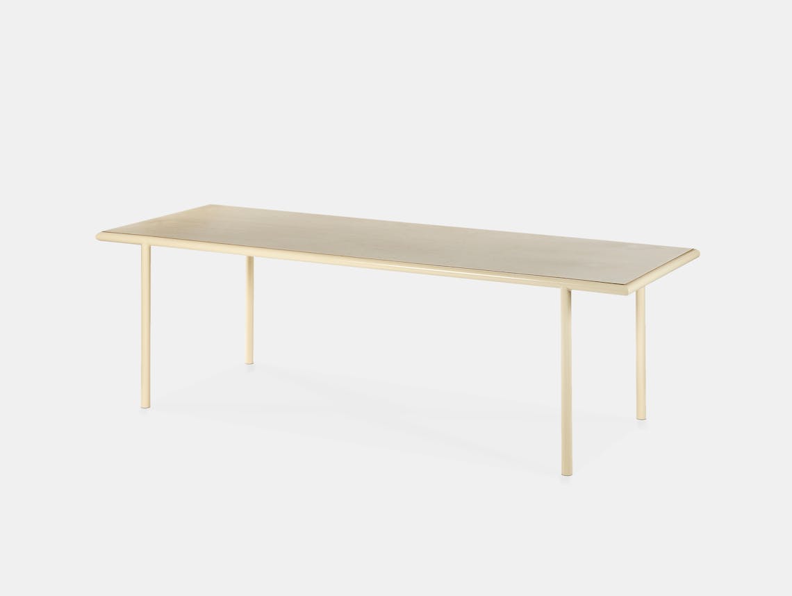 Muller van severen wooden table rectangular ivory birch