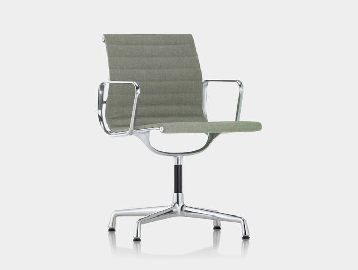 Vitra Aluminium Group Chair Pale Green Charles And Ray Eames