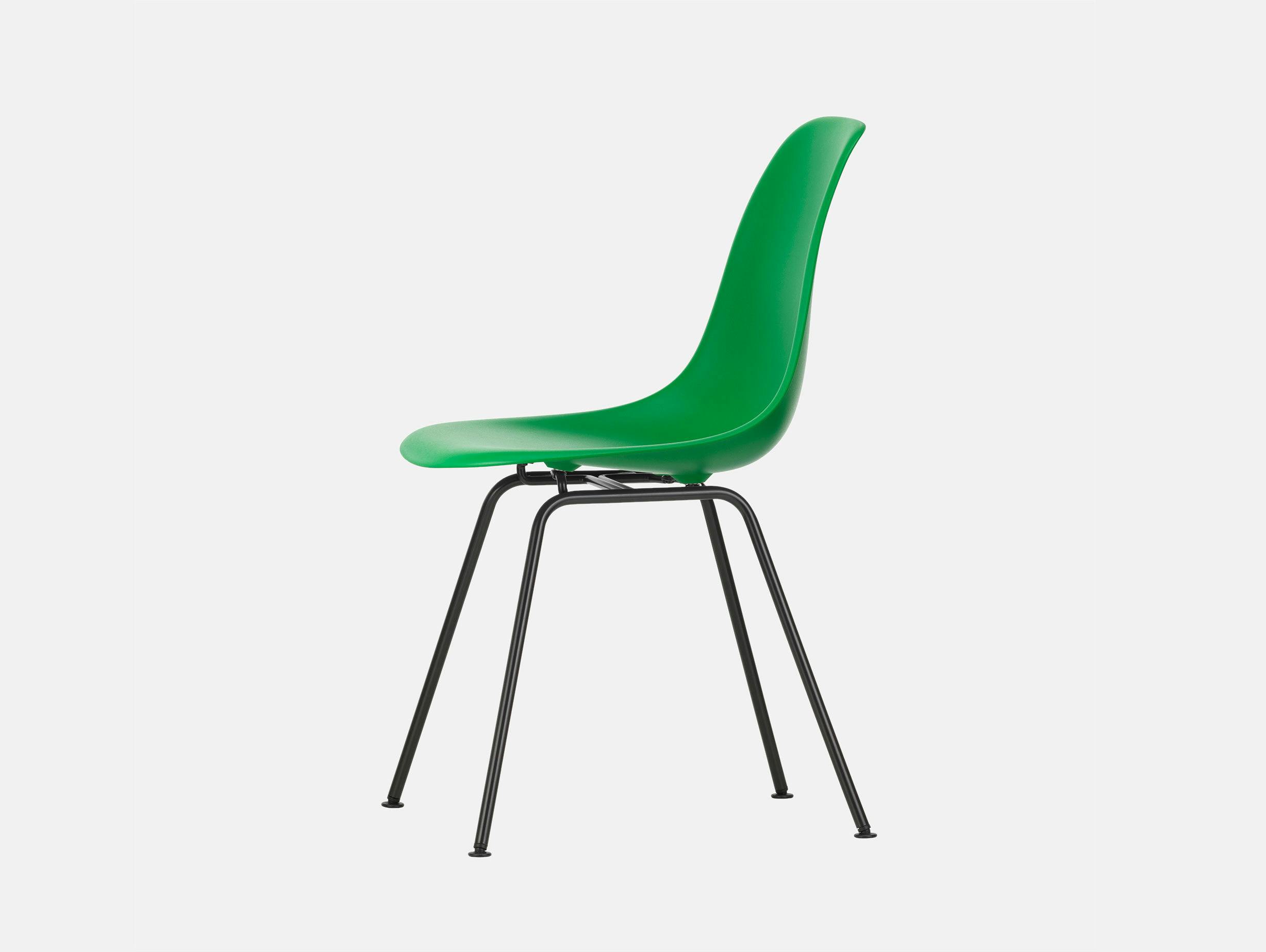 Vitra Eames DSX Plastic Chair 42 green Blk