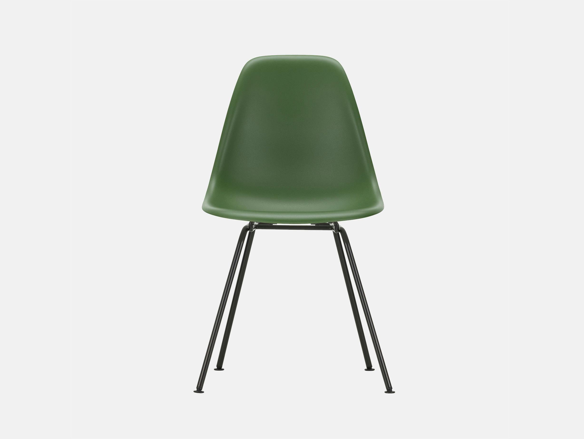 Vitra Eames DSX Plastic Chair 48 forest Blk