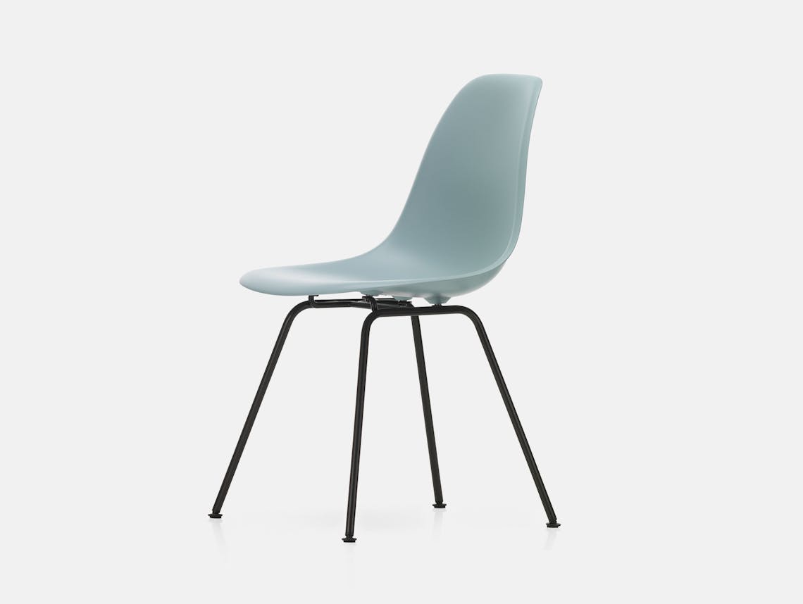 Vitra Eames DSX Plastic Chair Ice Grey Blk