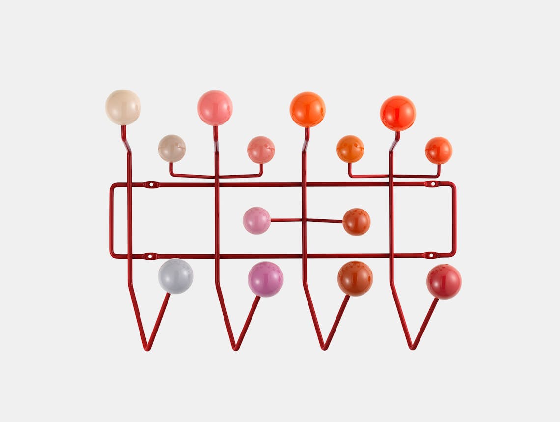 Vitra Hang It All Coat Rack Red Charles And Ray Eames