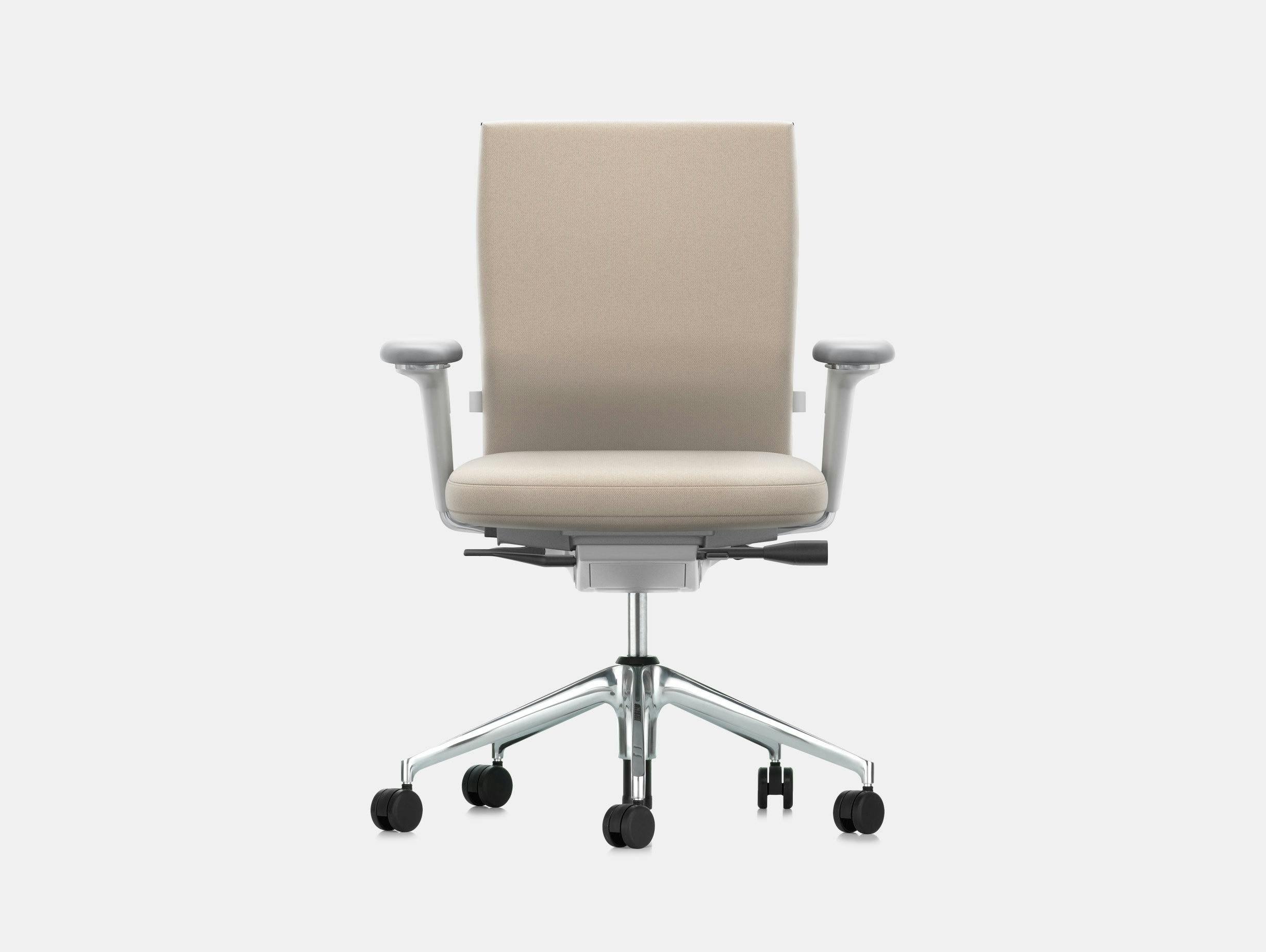 Vitra Id Soft Office Chair Cream Antonio Citterio