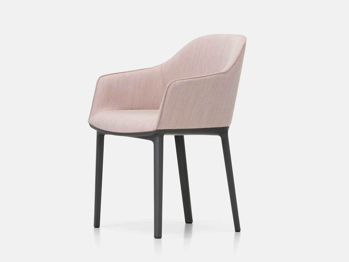 Vitra Softshell Chair light pink Ronan and Erwan Bouroullec