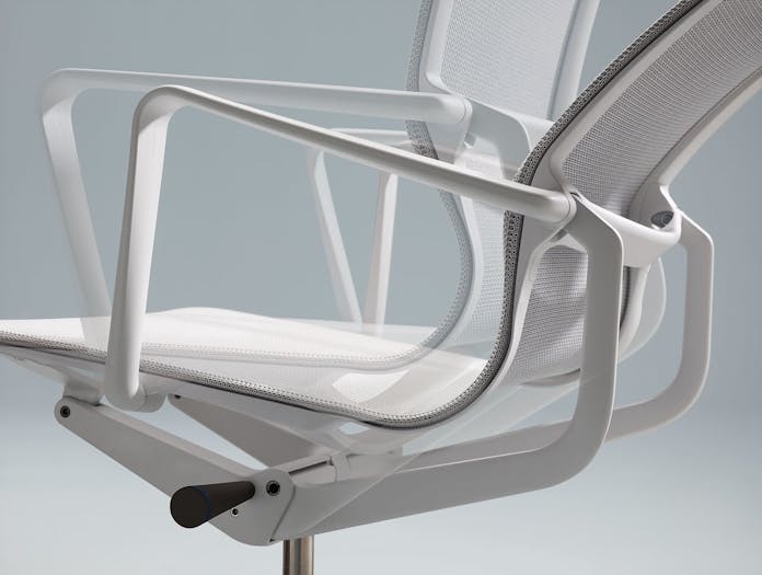 Vitra Physix Office Chair White Detail Alberto Meda